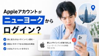 Appleアカウントがニューヨークからログイン？許可しないで大丈夫？原因・対処法と安全確認ガイド